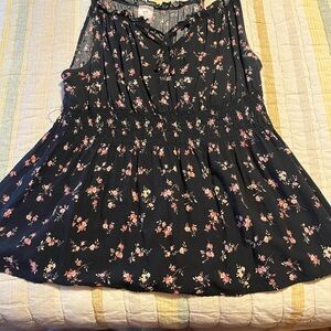 No Boundaries Black Floral Blouse